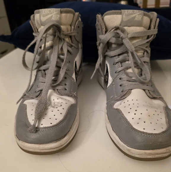 Men's Dior x Air Jordan 1 High Size 8.5 - Picture 7 of 15